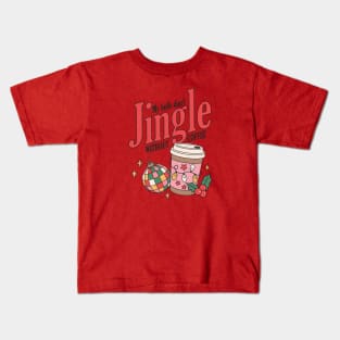 My Bells Don't Jingle Without Coffee Kids T-Shirt